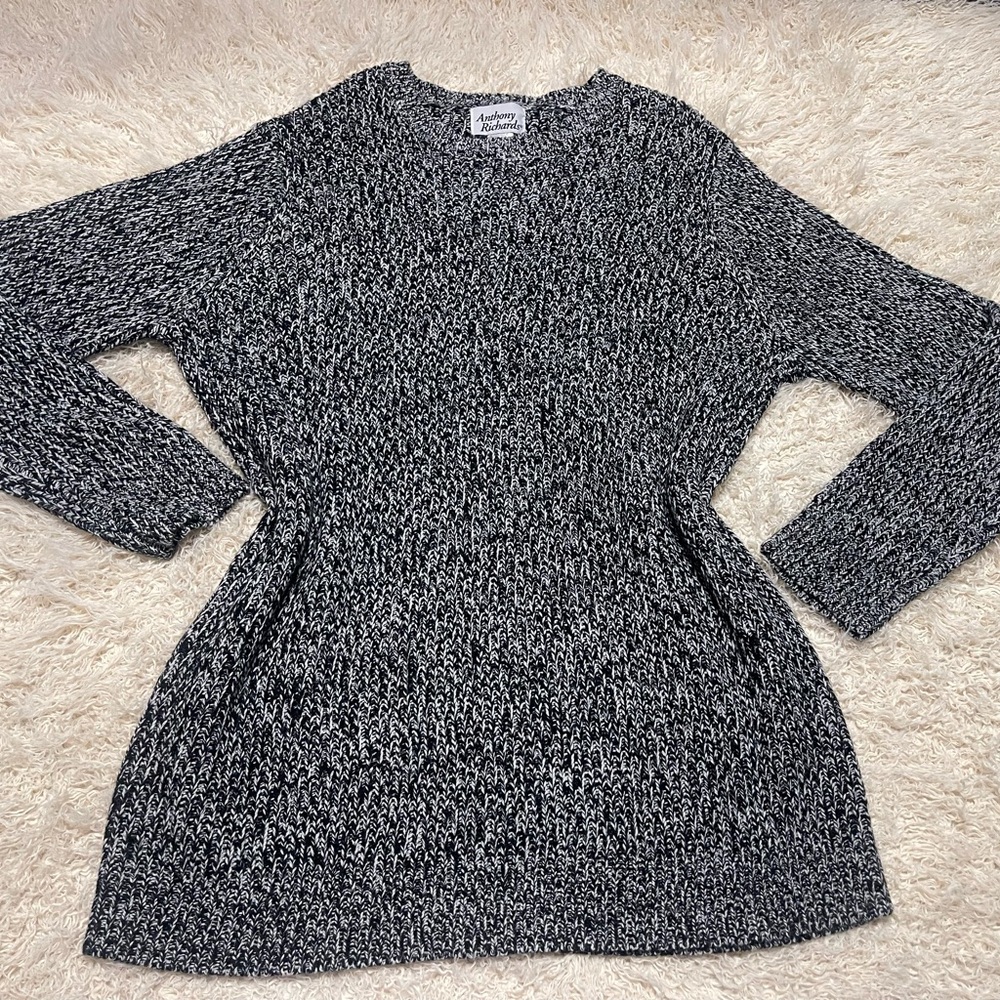 Anthony Richards Black and White Knit Dress